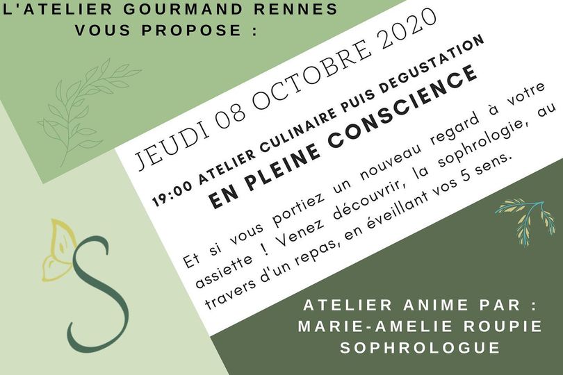 atelier culinaire rennes en pleine conscience